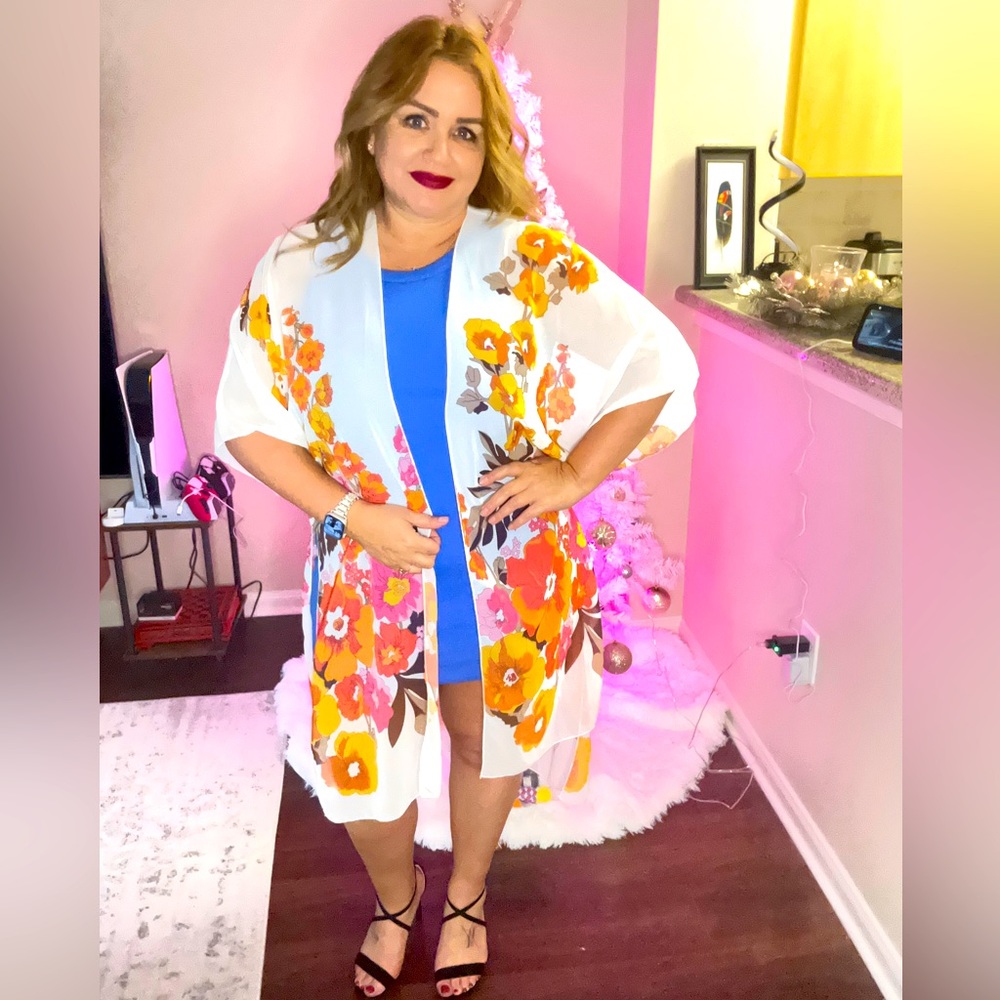 Bright Floral Kimono